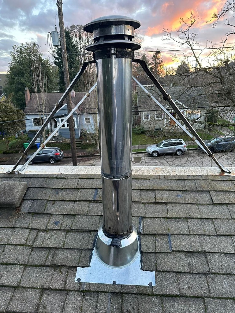 After - Pipe Flashing Replacement