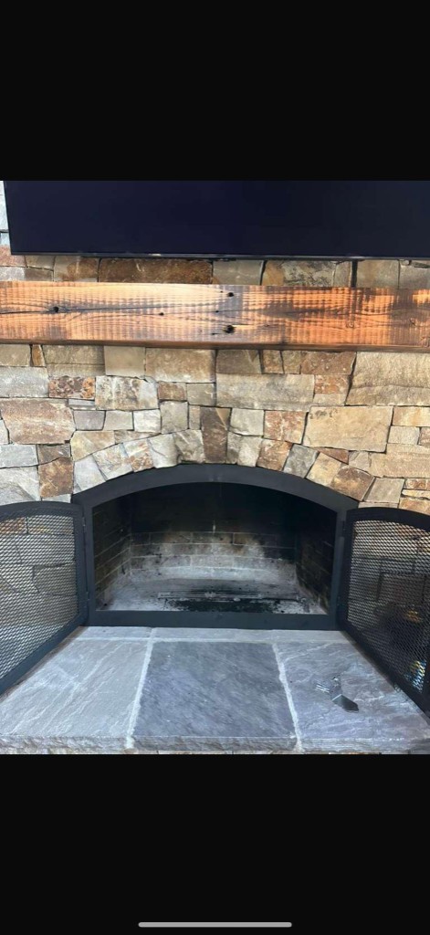 Before - Log Set Install