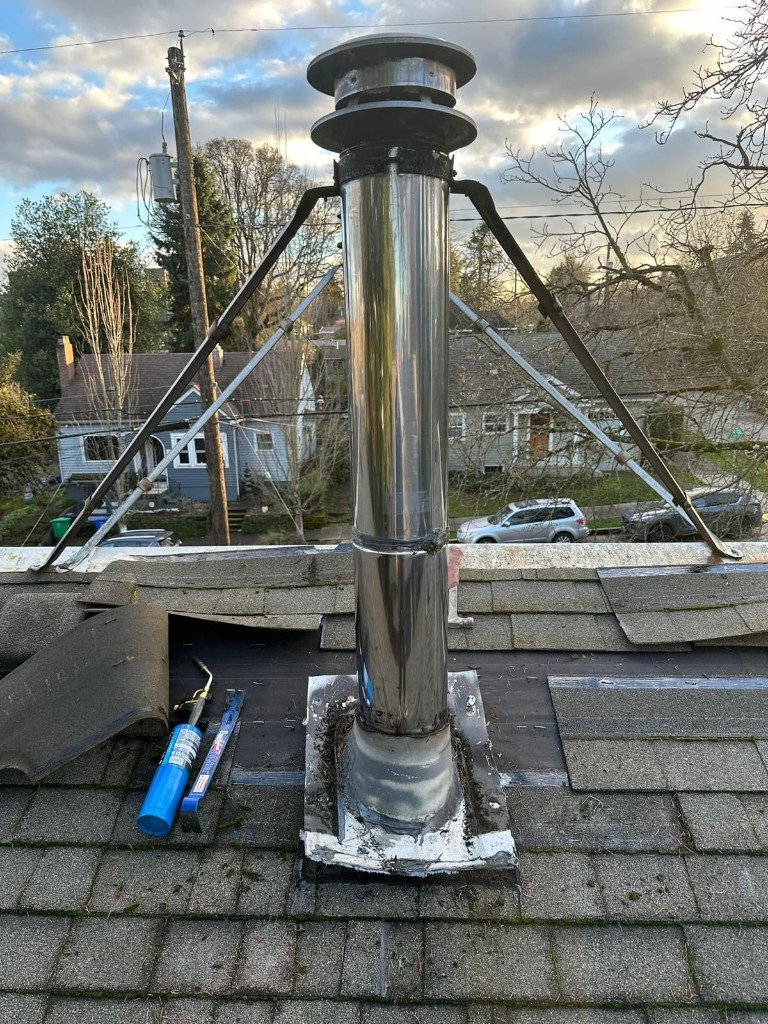 Before - Pipe Flashing Replacement