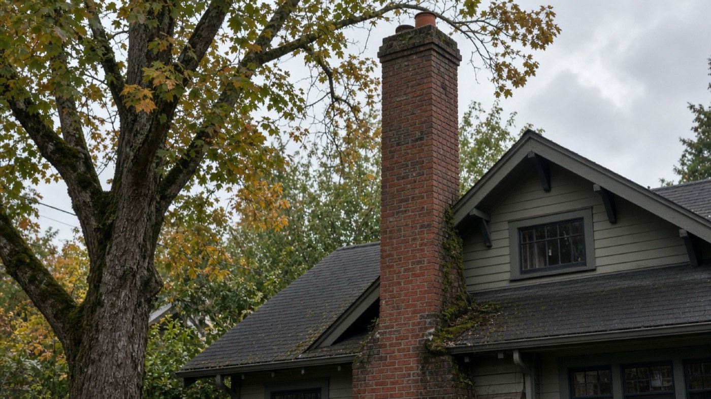 Craftsman chimney in Portland, Oregon